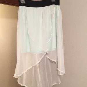 High low skirt